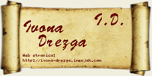 Ivona Drezga vizit kartica
